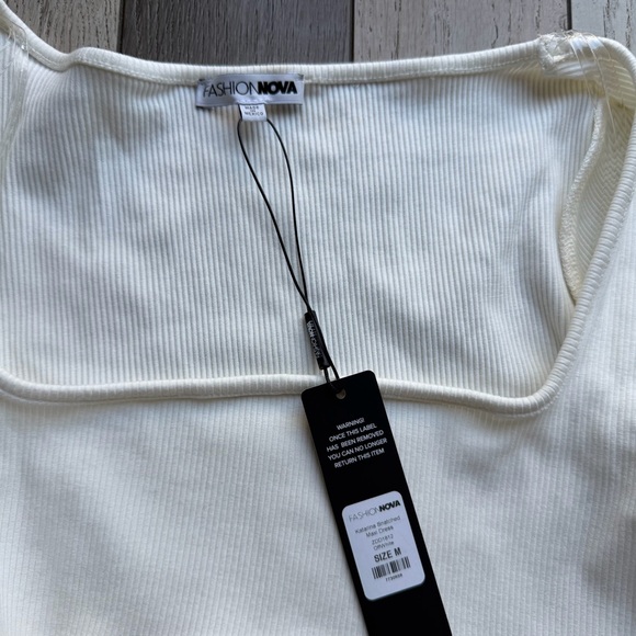 Katarina Snatched Maxi Dress - Off White NWT Size M - Picture 4 of 7